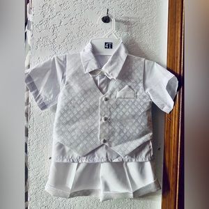 COPY - Boys baptism suit- bautizo 4T Short. New without tags